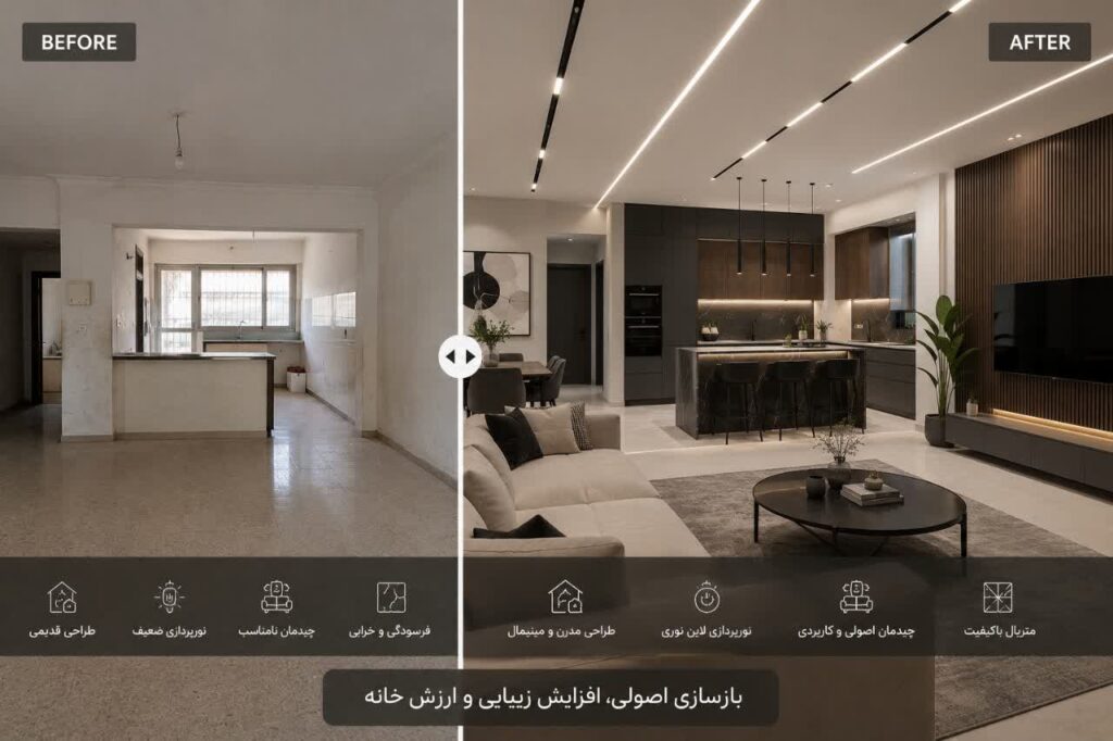 بازسازی خانه مسکونی